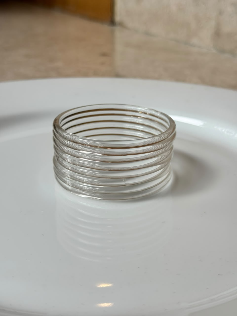 Jelly Bangles - Transparent (Set of 8)