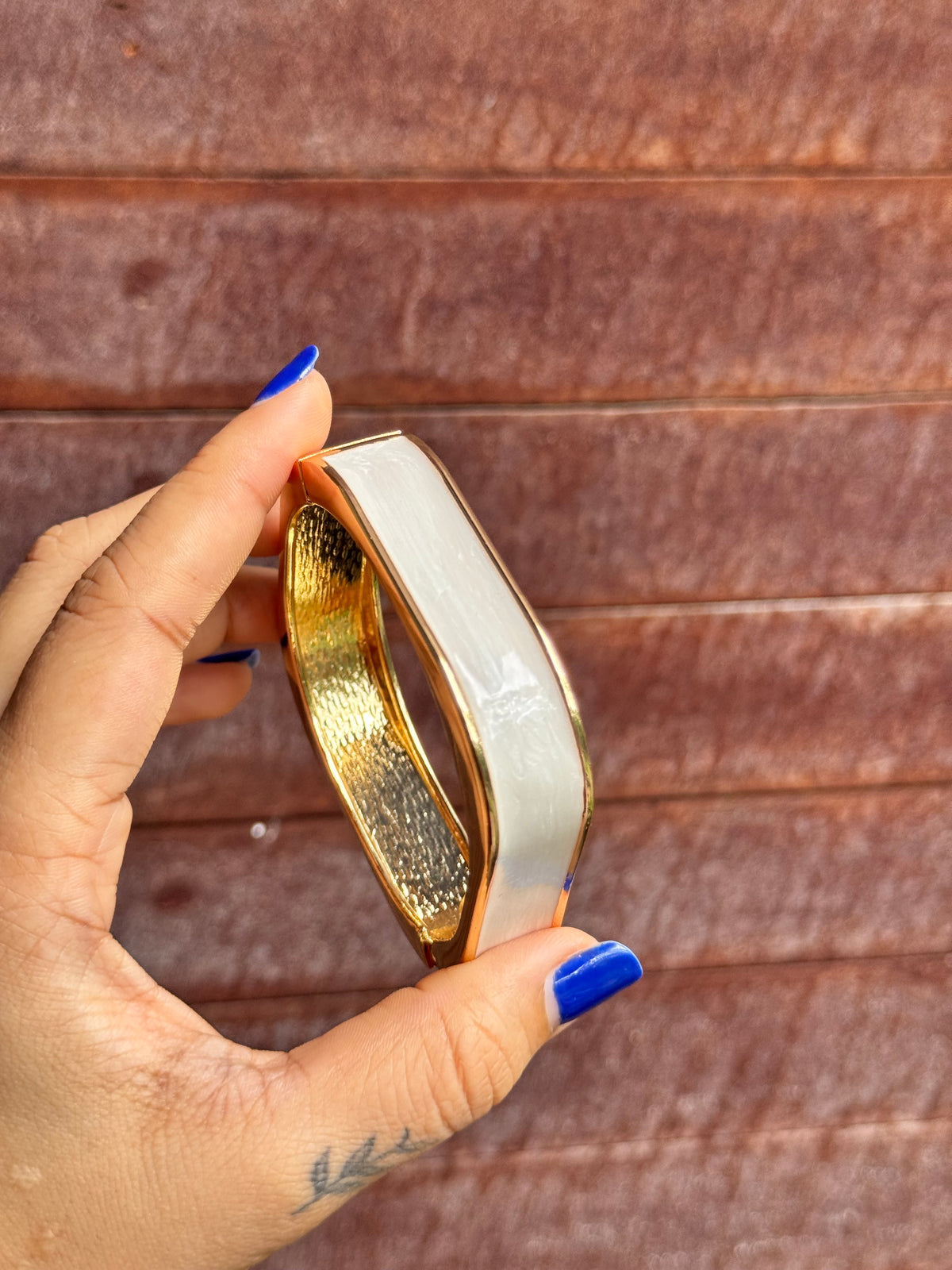 Metal Enamel Bangle