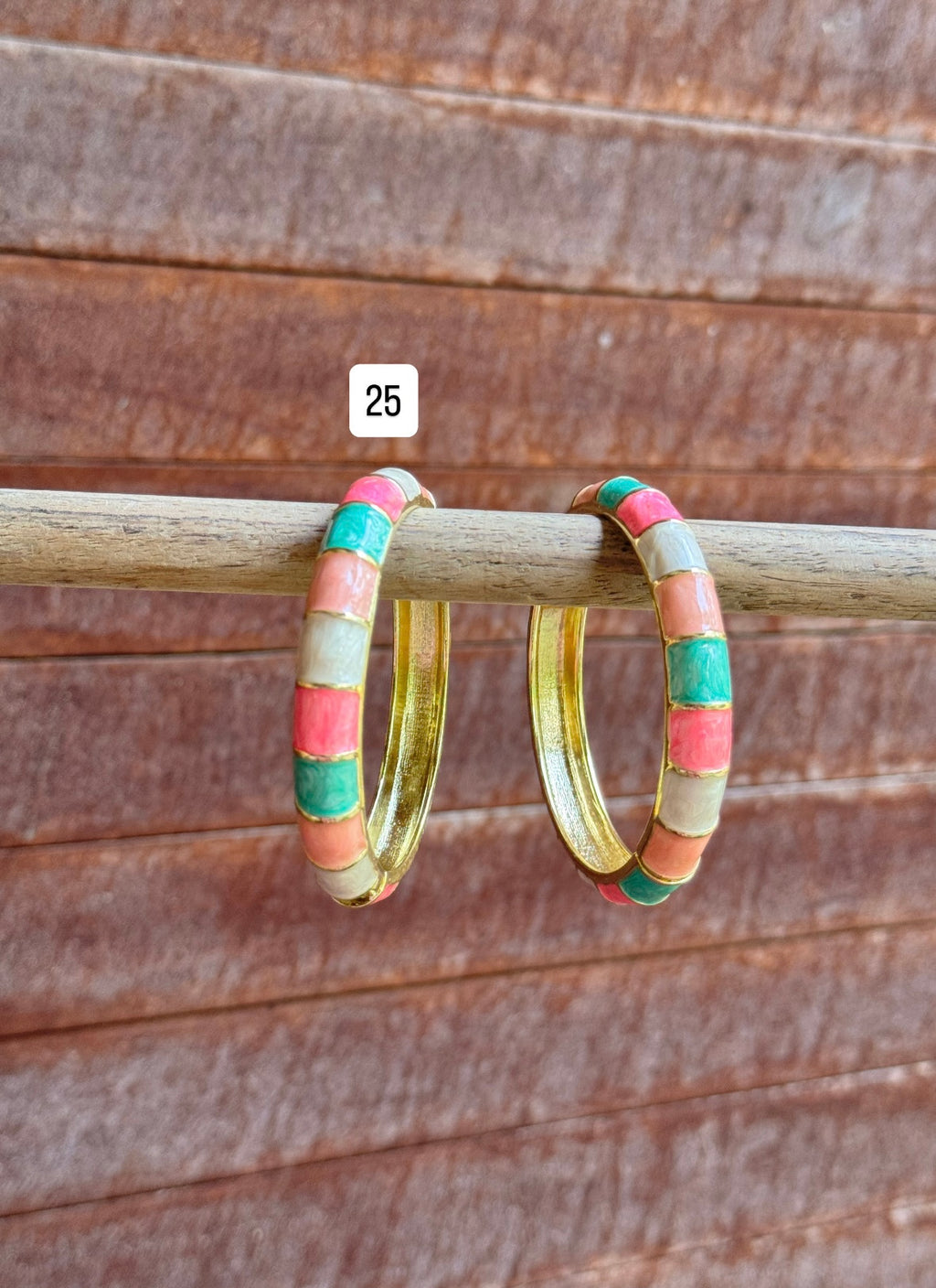 Metal Enamel Bangle