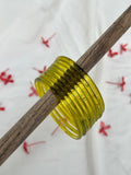 Jelly Bangles - Mustard (Set of 8)