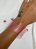 Jelly Bangles - Light Pink (Set of 8)