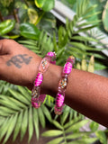 Lotus Bangles - Pink (Set of 2)