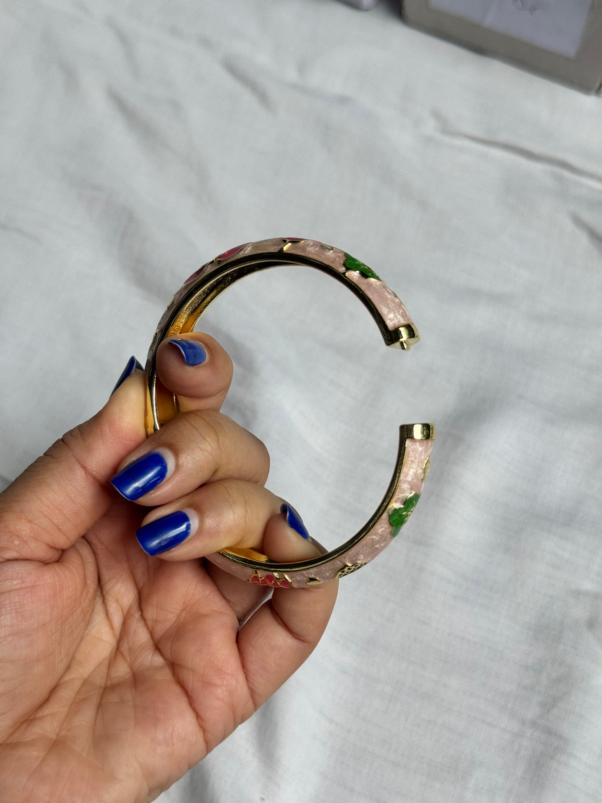 Metal Enamel Bangle
