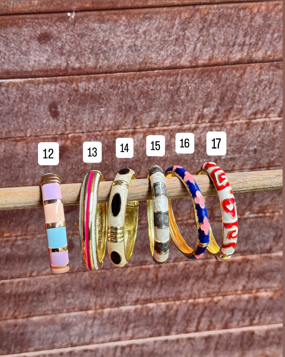 Metal Enamel Bangle