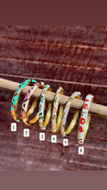 Metal Enamel Bangle
