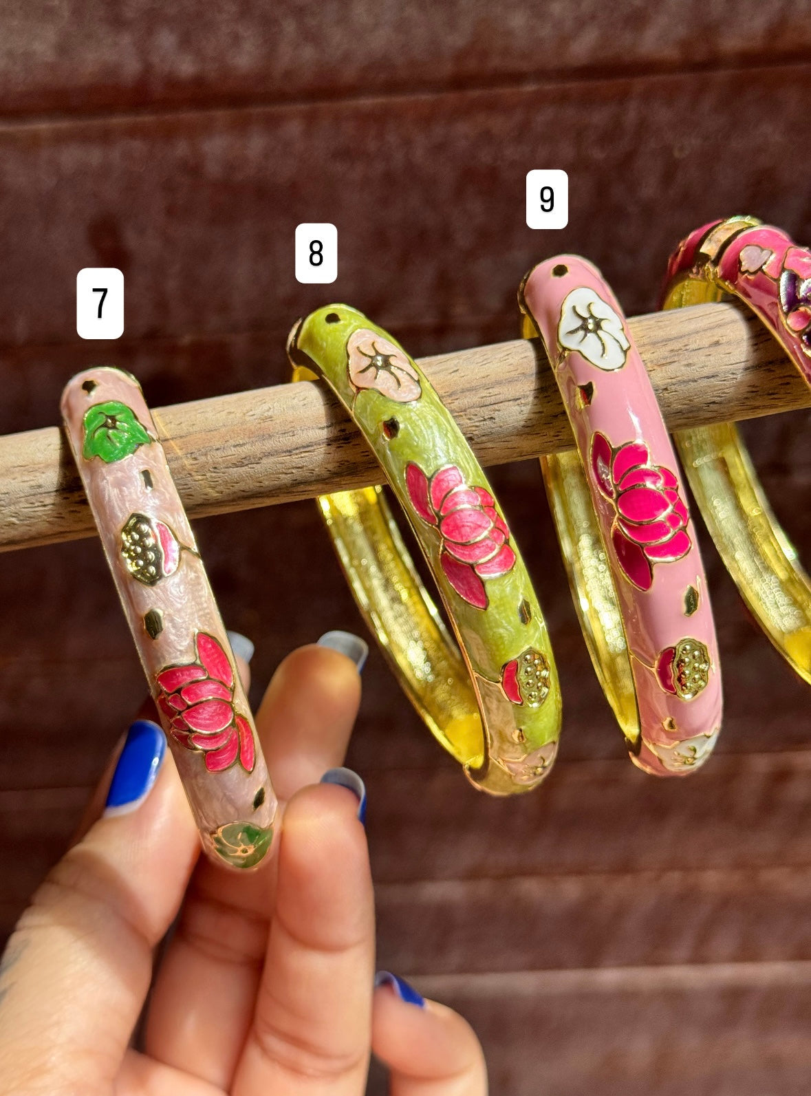 Metal Enamel Bangle