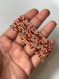 Red-Pink Rhinestone Bracelet