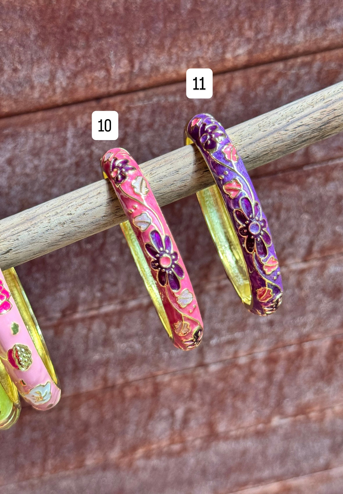 Metal Enamel Bangle