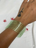 Jelly Bangles - Pista (Set of 8)